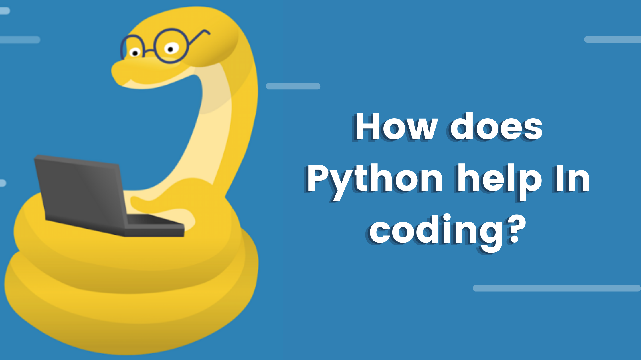 how does python help in coding